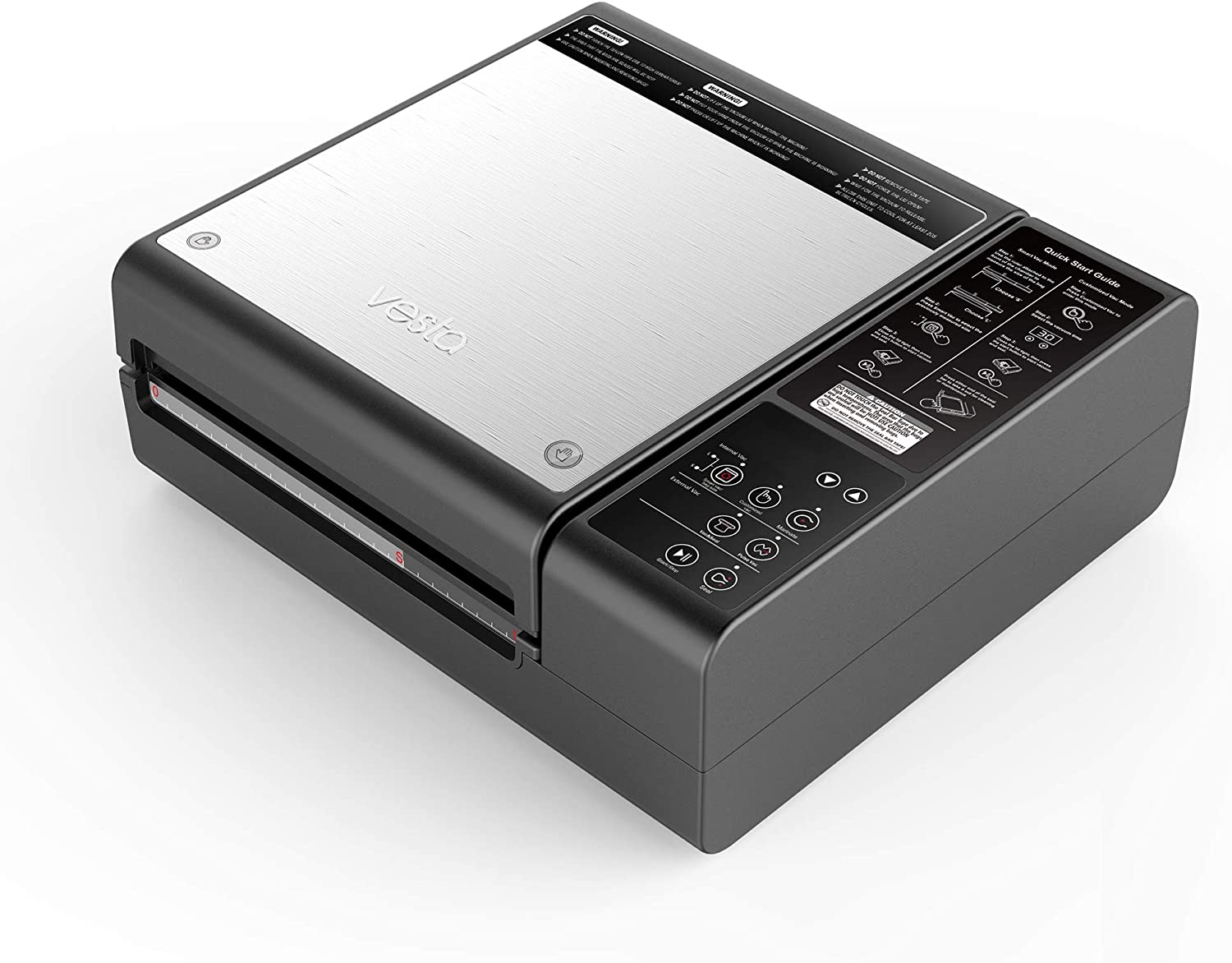 2-in-1 Vacuum Sealer by Vesta Precision - Chamber Vac Elite | Chamber and External Vacuum Sealing | Compact and Powerful Vacuum Sealer Machine | Quick Marinate option