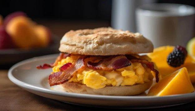 McDonalds Sausage Biscuit Breakfast Sandwich