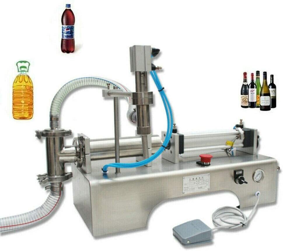 Automatic Pneumatic Liquid Filling Machine Horizontal Liquid Filling Machine 1000ml