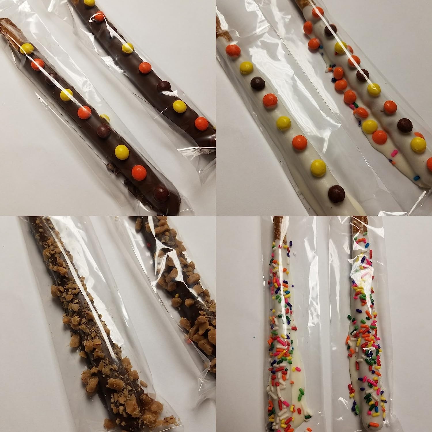 What is the chocolate covered pretzel called?
