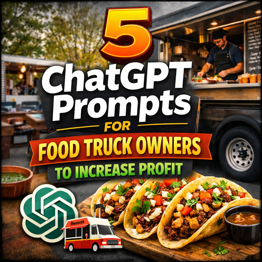 5 ChatGPT Prompts for Food Truck Owners to Increase Profit