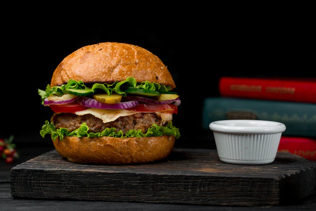 Katie Lee Biegel's Blue Cheese Fondue Burger with Crunchy Potato Sticks | The Kitchen