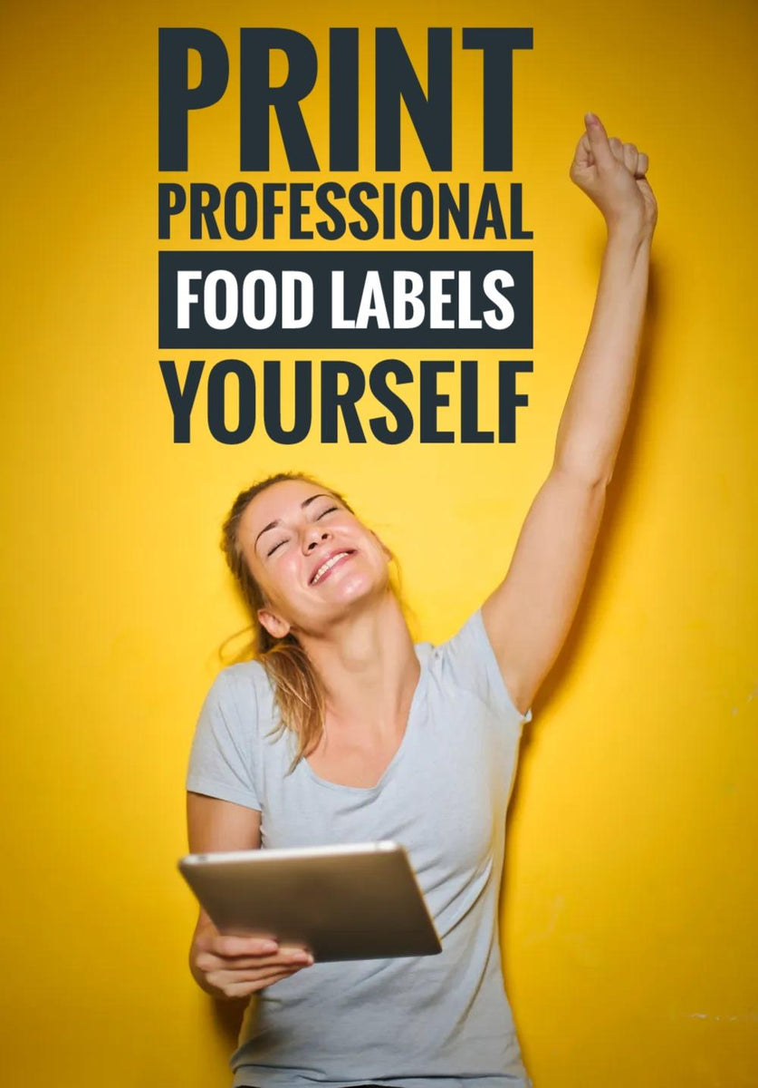 How to Print your own Food Label Food Business Tips Printers ...