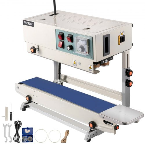 Heavy Duty Continuous Band Sealer: Continuous Band Sealer Vertical