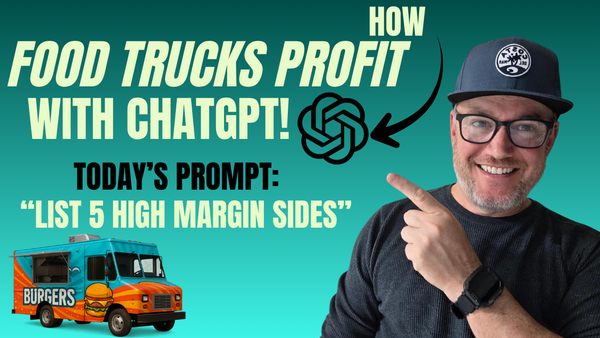 Food Truck AI Prompt Pack  100 ChatGPT Prompts to Grow, Manage, and Automate Your Food Truck Business