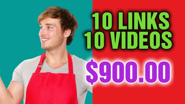 "Buy a Link"  Advertising Youtube Video Links 10 VIDEOS $900.00