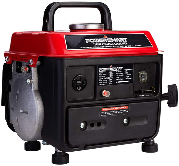 PowerSmart Generator, 1000 Watts Portable Generator, Outdoor generator Low Noise, Gas Powered Generator, Inverter Generators for Home Use, PS50A