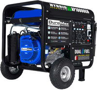 DuroMax XP10000EH Dual Fuel Portable Generator - 10000 Watt Gas or Propane Powered-Electric Start- Home Back Up & RV Ready, 50 State Approved