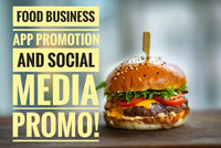 Food Business Service / App Promotion PLUS SOCIAL MEDIA