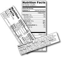 Nutritional Analysis Label For Your Food product [ Create Your Own]
