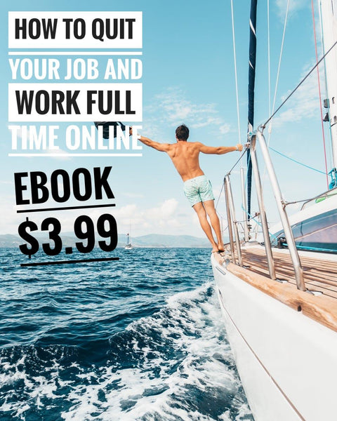 How to Quit Your Job and Work Full Time Online Ebook Step by Step