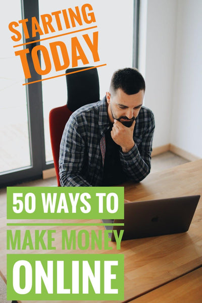50 Ways to Make Money online  (ebook) Step by step